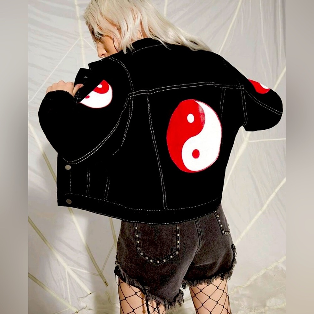 Yin & Yang Jean Jacket